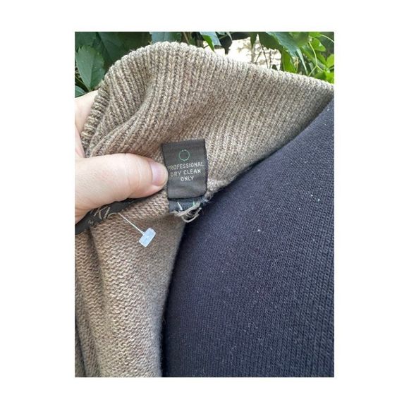 Vintage | 80s Calvin Klein 3-Ply Lambswool Cardigan Full Zip Sz M - Picture 10 of 10